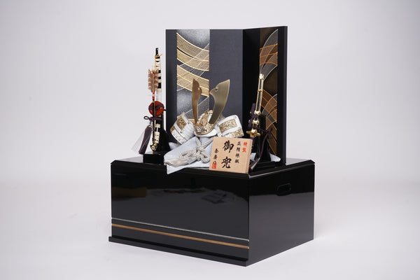 銀白鉢桜白小札グレー兜