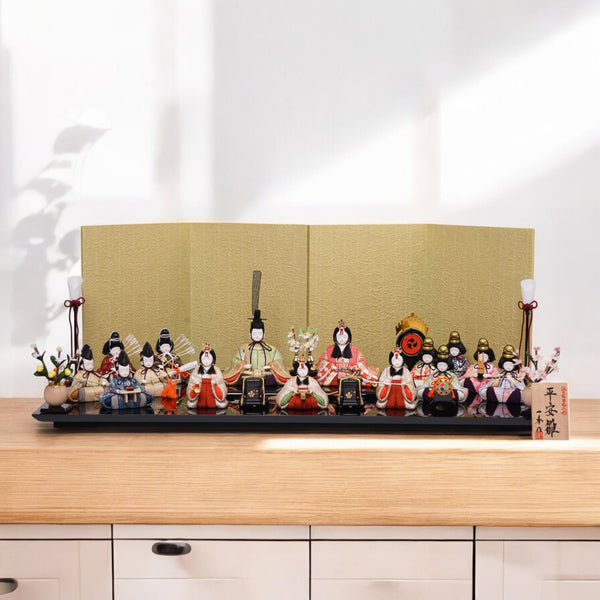 一秀作 木目込親王飾り