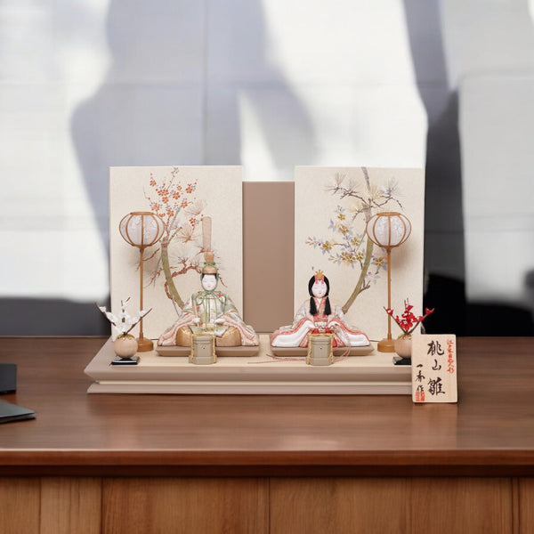 一秀作 木目込親王飾り