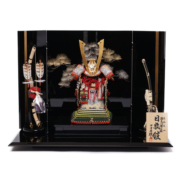 黒塗松屏風平飾り