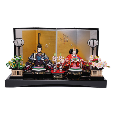 金彩屏風親王飾り