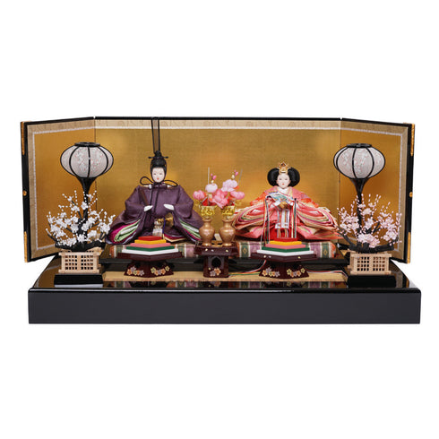 裏箔屏風親王飾り