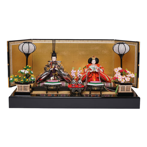 砂子屏風親王飾り