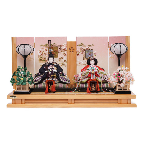 ひのき屏風親王飾り