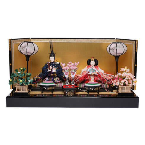 裏箔屏風親王飾り