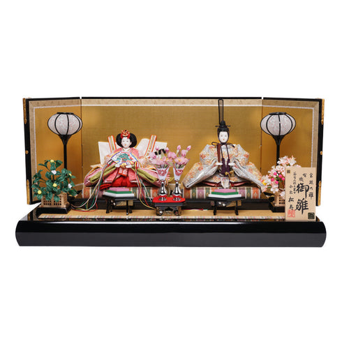 裏箔屏風親王飾り