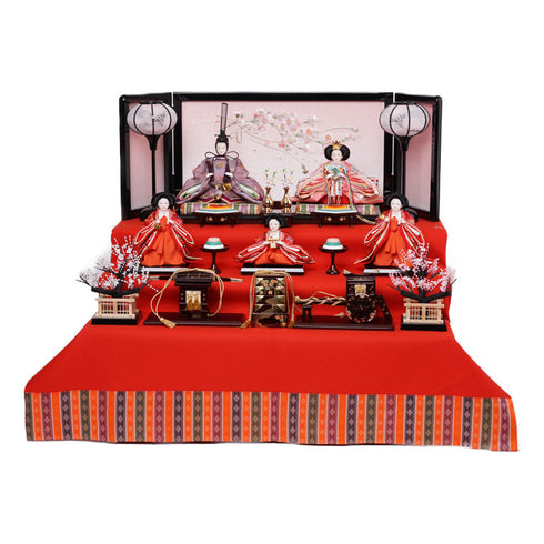 金彩屏風3段飾り