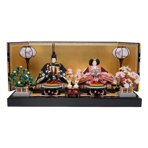 裏箔屏風親王飾り