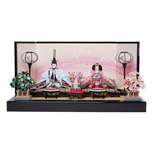 金彩屏風親王飾り