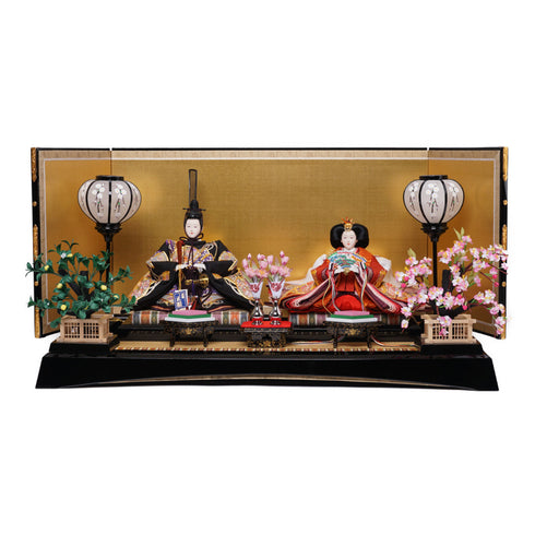 裏箔屏風親王飾り