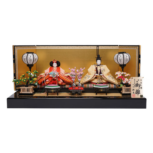 裏箔屏風親王飾り