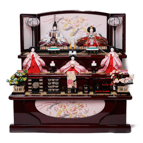 塗桐ワイン3段飾り