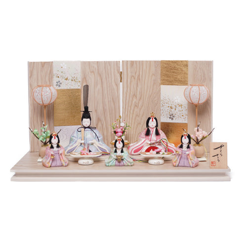 木目込み5人飾り