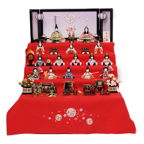 木目込み15人飾り