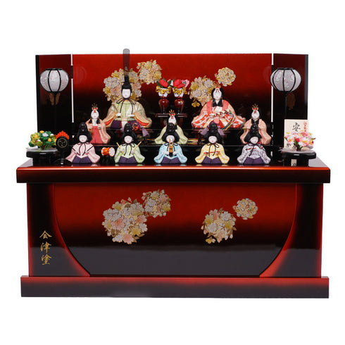 木目込み10人収納飾り