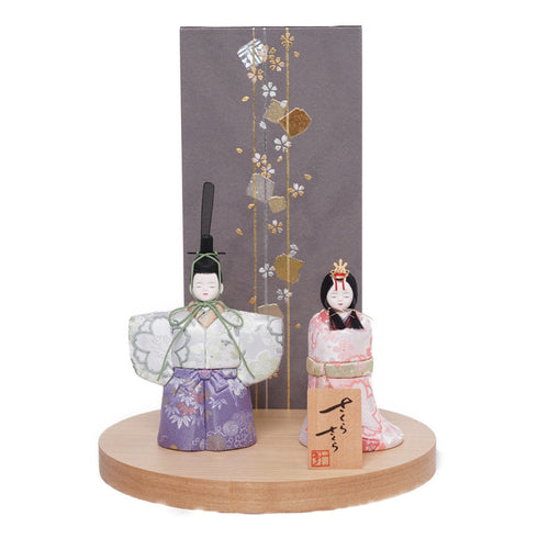 木目込み立雛飾り