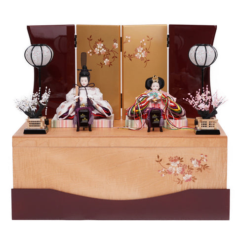 銘木トチ収納飾り