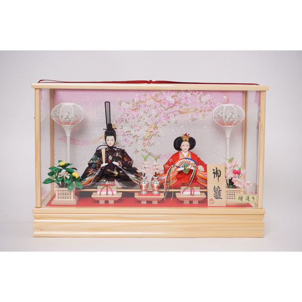 衣裳着人形ガラスケース飾り