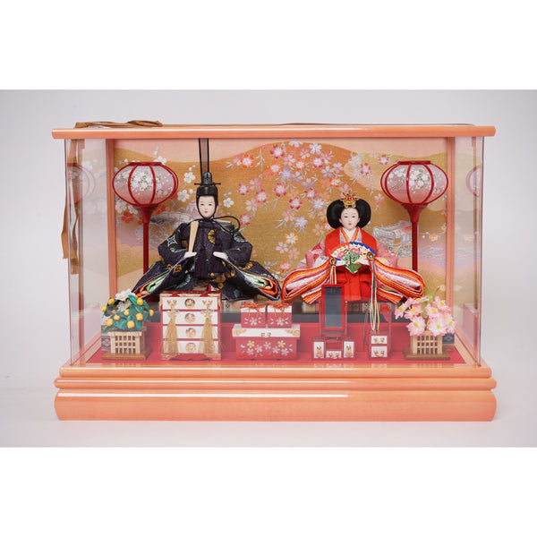 衣裳着人形ガラスケース飾り