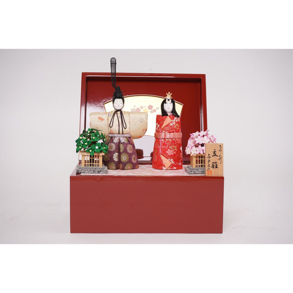 木目込人形収納平飾り